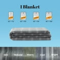 thumbnail image 3 of Sonive Striped Cooling Blanket, Breathable Lightweight Knit Throw, Soft & Fluffy, OEKO-TEX Certified, Machine Washable ((Dark Gray, King), 3 of 7