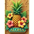 thumbnail image 4 of Decorative Design Tropical Theme Aloha Banner Colorful Theme Hibiscus Flower Pineapple Design for Summer Party Hawaiian Celebration Luau Event, 4 of 7