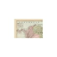 thumbnail image 4 of Historic Map - Venezuela Ecuador Guiana Colombia - Cram 1892 - Vintage Wall Art, 4 of 4