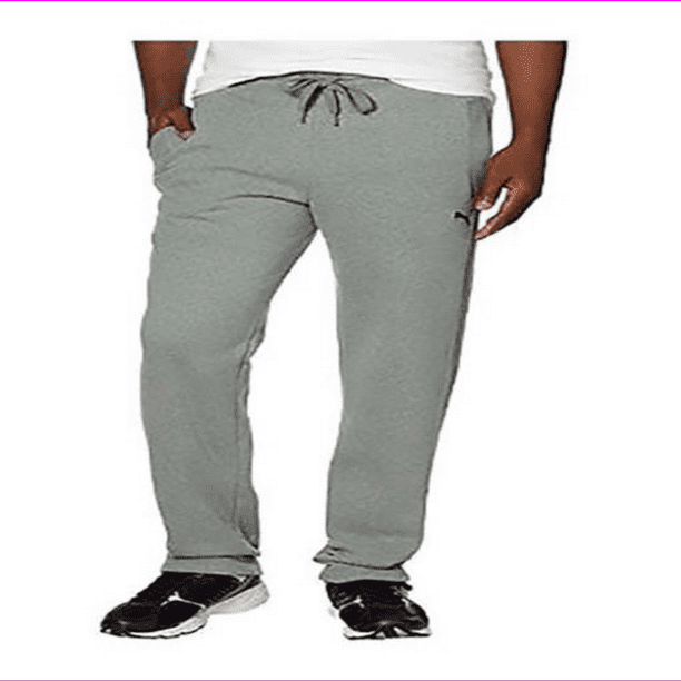 PUMA - PUMA Mens Tapered Leg Fleece Pants XL/Gray Heather - Walmart.com - Walmart.com