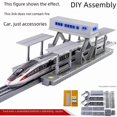 thumbnail image 5 of Trousse d'Éclairage de Gare 3C Certifiée pour 15 à 35 Ans - Comprend une Grande Plateforme, des Rails, des Poteaux, un Abri et un Train / Matériau Durable pour un Jeu de Rôle Immersif de Simulation de Train / Jouet Essentiel, 5 of 5