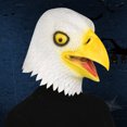 thumbnail image 2 of Disfraz de Halloween con forma de cabeza de animal realista con forma de águila, 2 of 3