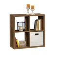 thumbnail image 3 of Bowery Hill Engineered Wood 4-Cube Organizer in Rural Pine Finish, 3 of 8