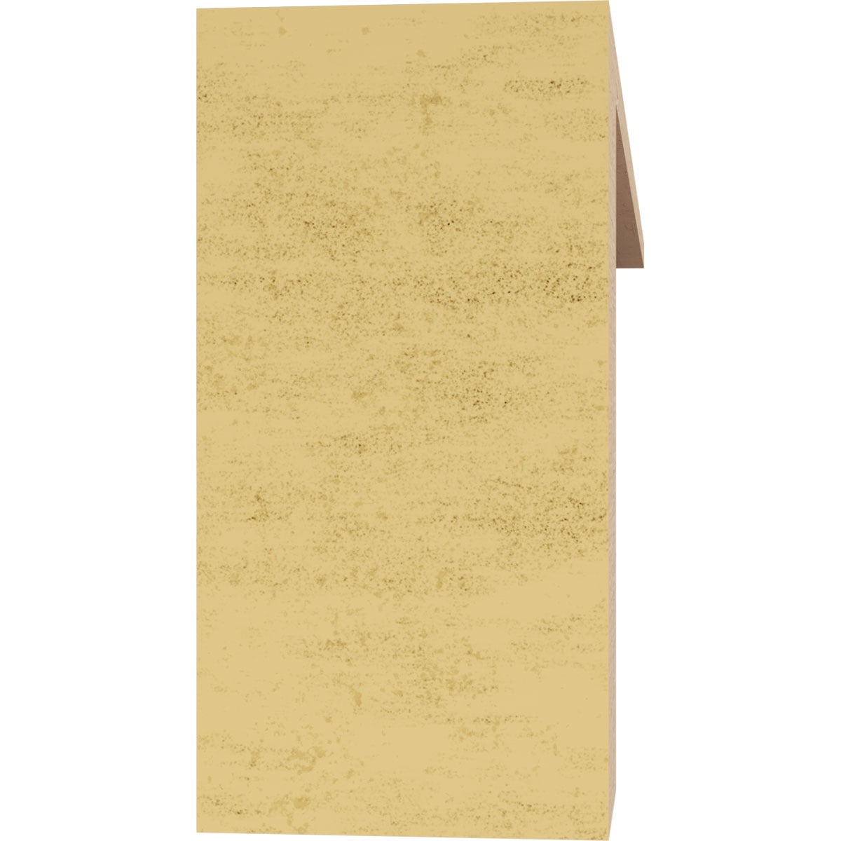 3"W x 18"D x 6"H Thin Highland Rough Cedar Woodgrain TimberThane Corbel, Primed Tan