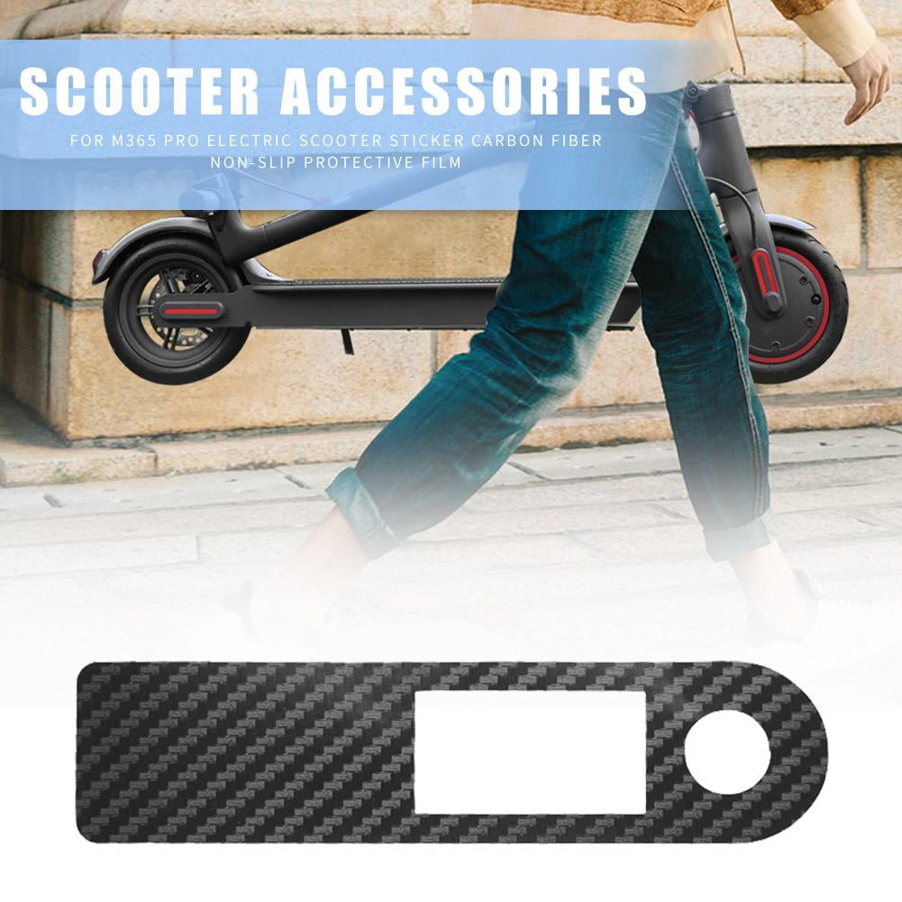 Sticker Carbon Fiber Attachment Removable Protection Electric Scooter Convenient 