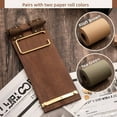 thumbnail image 4 of DAMAI Vintage Clipboard Hanging Memo Board, Refillable Kraft Paper Roll with Cutter, Wall Mounted Paper Roll Dispenser for Notes, to-Do Lists, Journaling, Wall Decor, 4 of 8