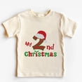 thumbnail image 4 of Camiseta retro con estampado navideño para niños de 1.º, 2.º, 3.º y 4.º año, informal, de manga corta, para el día de Navidad, ropa para niños de 1 a 4 años, 4 of 5
