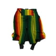 thumbnail image 3 of Rasta Woven Striped Pattern Hybrid Messenger Bag Crossbody Shoulder Sling Backpack - Handmade Bags Unisex Travel Accessories, 3 of 3