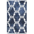 thumbnail image 3 of Safavieh Dip Dye Talbot Distressed Wool Area Rug, Navy/Ivory, 3' x 5', 3 of 12