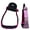 Pink, variant on HILASON Western Aluminium Slanted Horse Stirrups Floral Engraved Silver Wide Rubber Grip