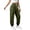 Army Green, variant on Endives Cargo Pants For Women Baggy Wide Leg Pant High Waisted Joggers Athletic Trousers Cuffed Pants With Pockets Dark Blue