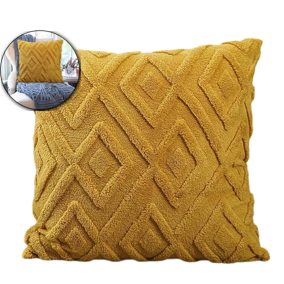 VQPeo One Sided Pattern Pillow Cover, Polyester Cushion Shade, Decorative Sofa Toss Pillow Cover for Living Room Sofa