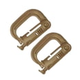 thumbnail image 4 of 10 Pcs Boucle D'Escalade Verrouillable Anneau en D pour Camping en Plein Air Randonnée Clip en Forme de D, 4 of 6