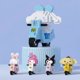 thumbnail image 3 of Juguete decorativo ensamblado de Hello Kitty Sanrio, figura de Anime Kuromi, modelo Cinnamoroll, caja de bloques de construcción, modelo de rompecabezas, regalo, 3 of 4