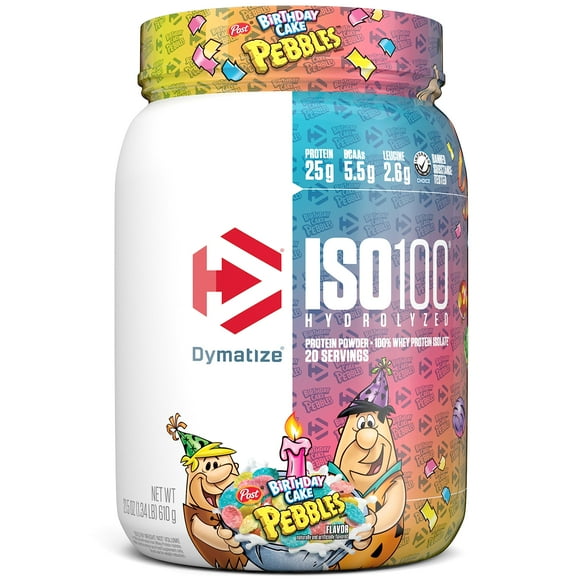 DYMATIZE ISO 100 1.3 LBS BIRTHDAY CAKE PEBBLES