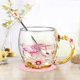 thumbnail image 4 of Evecase - Juego de taza de café de cristal transparente sin plomo con diseño de mariposa esmaltada y cuchara de acero, regalo personalizado para mujer, esposa, mamá, niña, profesora, amiga, cumpleaños, madre, día de San Valentín (azul) Ormromra XSD-890-3, 4 of 5