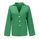 thumbnail image 4 of Ichuanyi liquidación de moda para mujeres tops de color sólido de manga larga y lino camisa suelta blusa en V tops casuales ICHUANYI WER2023081602425, 4 of 7