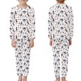 thumbnail image 3 of DISNIMO Football Star Pajama Set Girls Size 8 Pajama Sets Kids Girls Size 3-4 Boys Pajamas 2 Piece Night Pjs for Kids Girls Cute Pj Set Pants Soft Kids Long Sleeve Sleepwear, 3 of 7