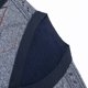 thumbnail image 4 of Chaqueta de Punto de Cuello en V de los Hombres, Abrigo Cálido con Ligero Estiramiento para el Otoño Y el Uso Casual Diario, Blusa en Capas de Moda, 4 of 7
