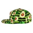 thumbnail image 4 of Uemuo Avocado Green Striped Pattern Women's Baseball Cap,Straight Brim Hat,Golf Dad Hat,Travel Hat,Sun Protection Cap,Everyday Accessory, 4 of 9
