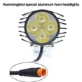 thumbnail image 1 of Ebike Front Light for 36V 48V Battery Horn Headlight Functional front light, 1 of 9