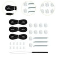 thumbnail image 6 of funtasica RV Pleated Shade Repair Kit Repair and Maintain Lightweight Trailer Replacement Hardware Accessories RV Repairing Kit Black, 6 of 8