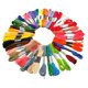 thumbnail image 2 of Hilos De Punto De Cruz Multicolor, Ovillos De Costura De Algodón, Hilo De Bordar, Kit De Madejas, Herramienta De Costura Artesanal Diy Yuarrent  HA023784-00, 2 of 7