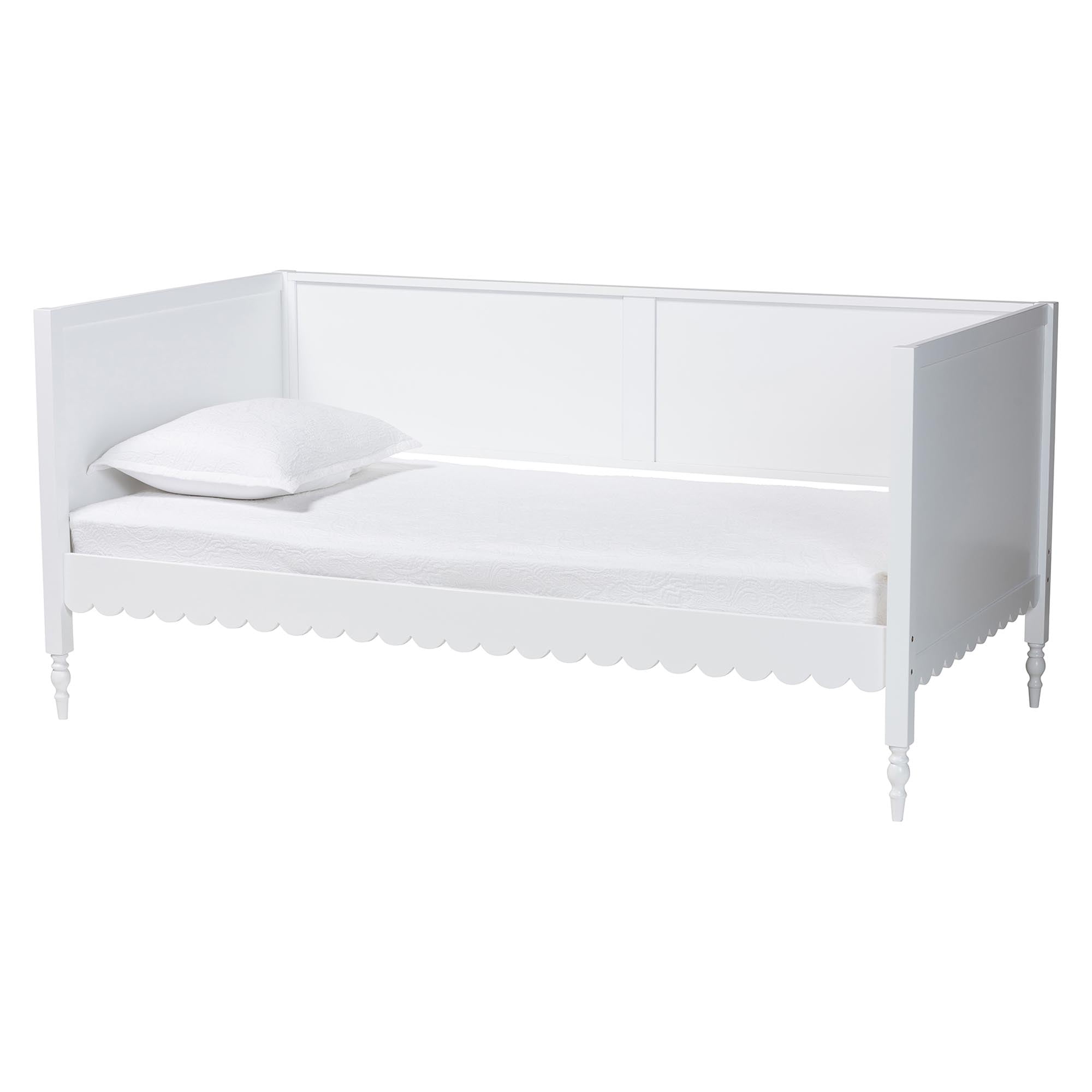 Baxton Studio Roni Modern Daybed, Twin, White