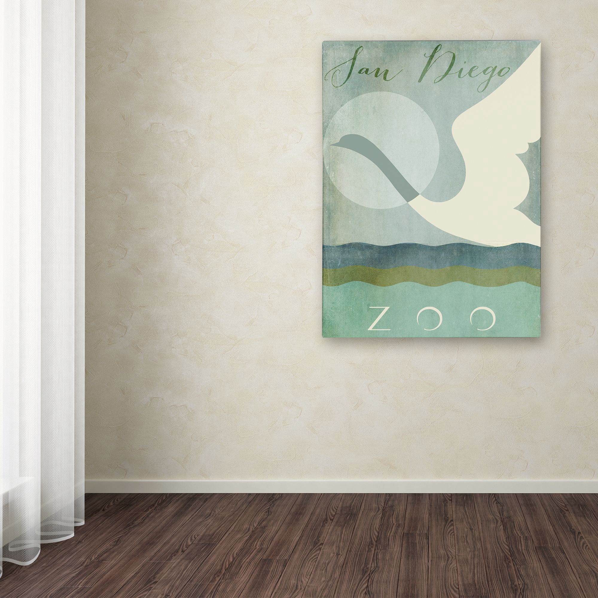 Trademark Fine Art "San Diego Zoo" Canvas Art by Color Bakery
