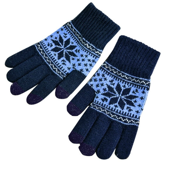 Audhol Knit Gloves Winter Gloves for Women Cold Weather,Warm Thermal Gloves for Running Warm Gloves for Women Green One Size