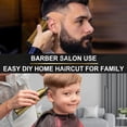 thumbnail image 4 of Barber Hair Cutting Kit for Men, Professional Fade Clipper & T-Blade Beard Outliner Complete Grooming Set, Rechargeable Trimmer Kit for Salon & At-Home Haircuts, Premium Holiday Gift Pack for Guys, 4 of 6