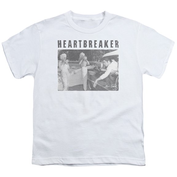 Elvis Presley - Heartbreaker - Youth Short Sleeve Shirt - Large