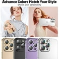 thumbnail image 5 of Southwit Camera Lens Protector Compatible for iPhone 14 Pro 6.1 inch ＆ iPhone 14 Pro Max 6.7 inch 2022, HD Tempered Glass Screen Metal Ring Cover, Case Friendly, Not Affect Night Shot (Colorful), 5 of 5