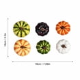 thumbnail image 2 of 6 Pcs Mini Resin Pumpkins for Fall Halloween Thanksgiving Decor, Artificial Rustic Pumpkin Figurines, Small Fake Pumpkins for Home Table Centerpiece, Garden, Crafts, Autumn Bowl Filler, 2 of 6