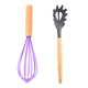 thumbnail image 1 of Juego de utensilios de cocina de 2 piezas, utensilios de cocina de silicona para utensilios de cocina antiadherentes con mango de madera, 1 of 5