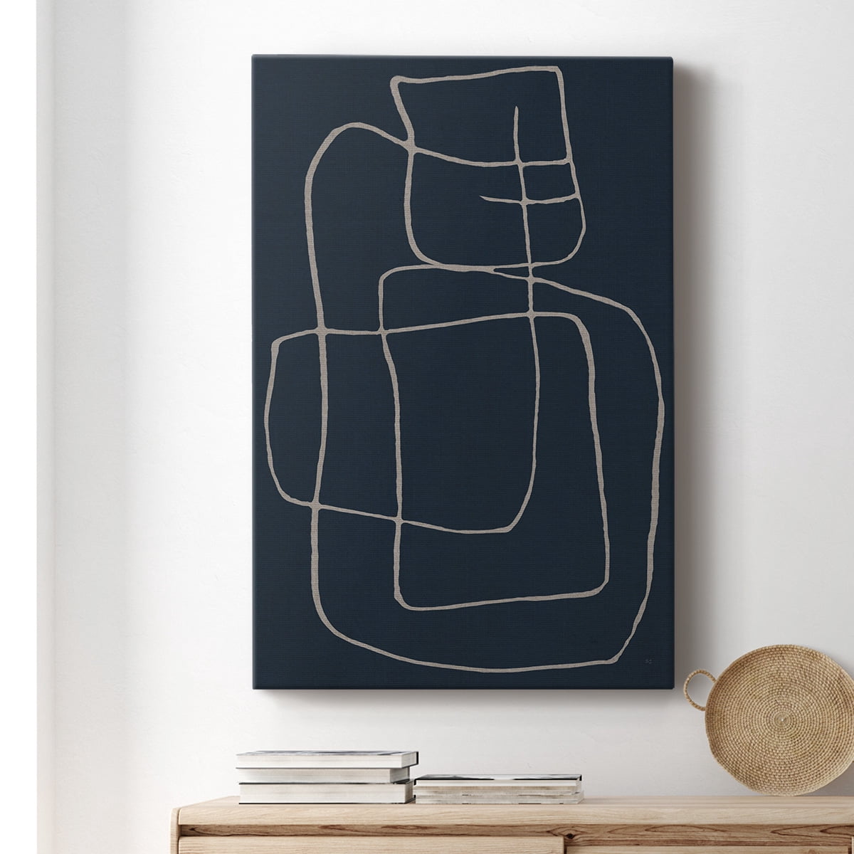 Shapes and Night Sky II Premium Gallery Wrapped Canvas - Ready to Hang