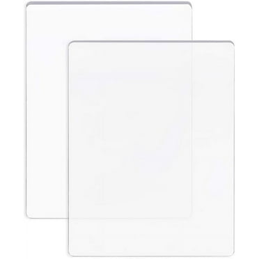 2 Packs 7.5x6" Clear Acrylic Cutting Pads Transparent Acrylic Die Cutting Plates for Die Cutting Work 3mm and 5mm DIY Making