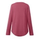 thumbnail image 4 of MHFRRA Camisa de Manga Larga, Informal, de Otoño, Cómoda, Suave y Básica, para Uso Diario. Rosa Fuerte, 4 of 7
