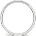 thumbnail image 2 of 10K White Gold 10Kw 3mm Bevel Edge Comfort Fit Band Size 5 Made In United States 1wbec030-5, 2 of 5