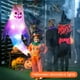 thumbnail image 4 of Scary Light Up Ghost Windsocks Halloween Windsock Patio Adorno Fiesta, 4 of 9
