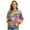 60s 70s Groovy Hippie Aesthetic, variant on Women's Bomber Jackets Lightweight Zip Up Jacket Casual Vasity Jacket Coat Outerwear Windbreaker with Pockets, Abstract Bohemian Mandala, Medium