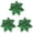 Green, variant on CoreLiving Classic Glitter Artificial 5.12 Inch Christmas Poinsettia Flowers for Holiday Tree Wreath Mantel Tabletop Centerpiece, Ruby Red, 1 Pack