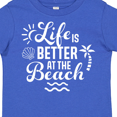 thumbnail image 4 of Inktastic Life is Better at the Beach with Sunshine Seashell and Palm Trees Boys or Girls Toddler T-Shirt, 4 of 5