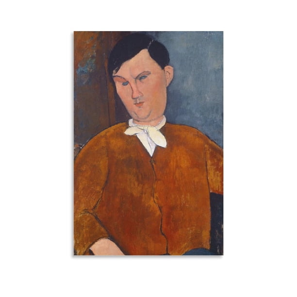 Cuadro impreso de Amedeo Modigliani (86) Lienzo Arte de pared Impresiones Póster Regalos Foto Cuadro Pintura Pósteres Decoración de habitación Decoración del hogar 24x36 pulgadas (60x90 cm)