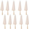 10 Pcs Paper Parasol Chinese/Japanese Paper Umbrella for Children,Decorative Use,and DIY Projects by Team-Management