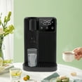 thumbnail image 6 of Instant Hot Water Dispenser, 3L/0.79-Gallon Desktop Water Dispenser 1700W Adjustable Water Output&Temperature Water Tank 3s Quick Heating Hot Water Filter System (Black), 6 of 9