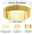 thumbnail image 5 of APSVO Gold American Flag Cross Bracelets for Men Boys Catholic Christian Religious Birthday Graduation Fathers Day Jewelry Gifts Teen Him Dad Tween Son Boyfriend Preteen Teen Adults Kids Age Ideas, 5 of 6