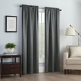 thumbnail image 3 of Eclipse Canova Thermaback Blackout 42 x 63 Window Curtain Panel in Charcoal, 3 of 5