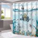 thumbnail image 1 of Cortina de ducha 3D Waterwater Octopus impermeable 180x200 cm, 1 of 1