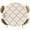 Beige, variant on Elastic Fitted Round Tablecloth, Orange Morocco Waterproof Stretch Table Cover for 45"-54" Tables, Farmhouse Ethnic Geometric Grid Aesthetic Washable Outdoor Tablecloths for Patio, Picnic, Camping